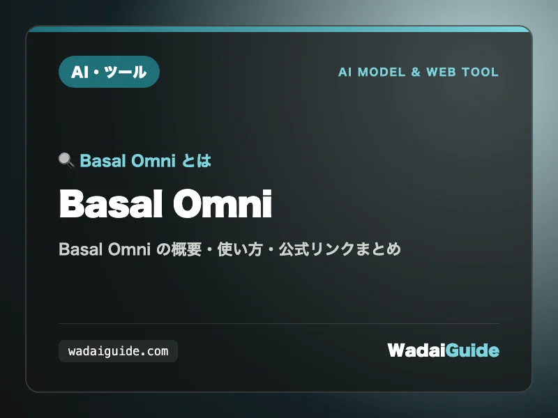 Basal Omni model card preview on Hugging Face with benchmark ranking graphic